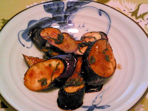 茄子のバルサミコ酢焼き